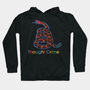 Big Tech Thought Crime Gadsden Snake Hoodie